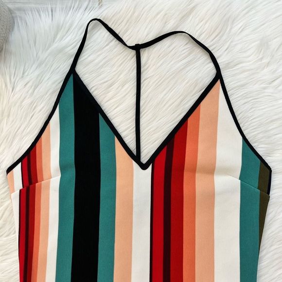 Striped Multicolor Bodysuit - Picture 3 of 8